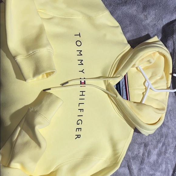 Tommy Hilfiger hoodie bright yellow - Picture 1 of 3